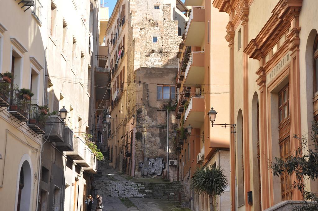 Albergo La Perla Cagliari Bagian luar foto